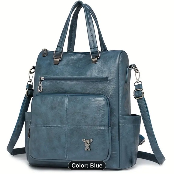 Women vintage Brown Leather Bag - Picture 6 of 11